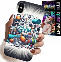 ETUI DO IPHONE XS MAX - SIŁOWNIA GYM FITNESS SPORT CASE + SZKŁO