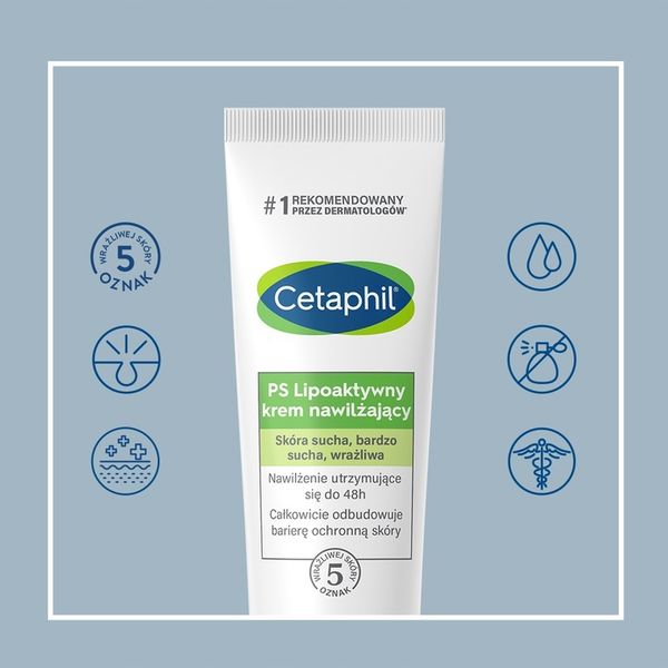 Cetaphil PS Lipoaktywny Krem nawilżający 100 g zdjęcie 4