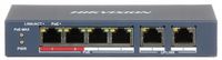 SWITCH HIKVISION DS-3E0106P-E/M 6 PORTÓW SZARY