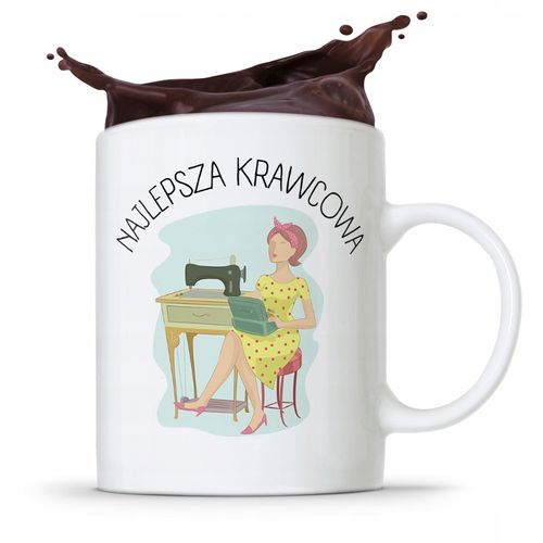 Kubek Prezent Krawcowej Krawca Najlepsza Krawcowa Z Nadrukiem Ze Zdjęciem na Arena.pl