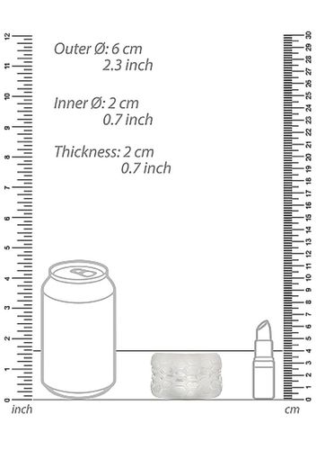 N0. 94 - Reversible Masturbator And Bumper - Transparent na Arena.pl