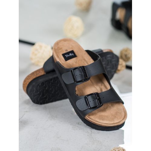 Czarne Klapki Na Platformie r.36 na Arena.pl