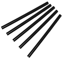 5x Klej do pistoletu do klejenia na gorąco czarny gruby 11mm wkład 20cm DIY