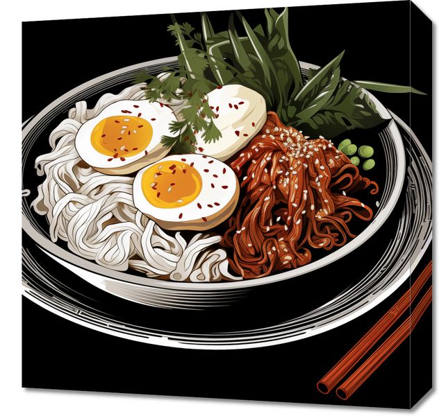 Obraz 50x50cm Ramen w Sztuce zdjęcie 1