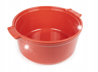 Peugeot Naczynie ceramiczne Soufflé 24x8,5cm czerwone