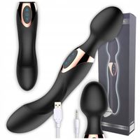 WIBRATOR DAMSKI DWUSTRONNY MASAŻER ŁECHTACZKI DLA PAR DWA SILNICZKI