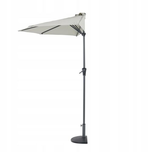 PARASOL BALKONOWY PÓŁOKRĄGŁY NA BALKON PÓŁPARASOL 250cm SZARY na Arena.pl