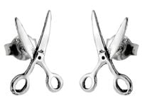 Eleganckie srebrne kolczyki celebrytki nożyczki scissors srebro 925 K2105