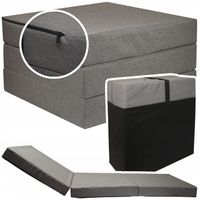 MATERAC TURYSTYCZNY SKŁADANY ROZKŁADANY 60/195/10 SV J.SZARY