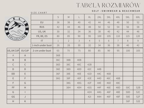 Strój kąpielowy damski dwuczęściowy bikini kobiece Self Calabria R.42F na Arena.pl