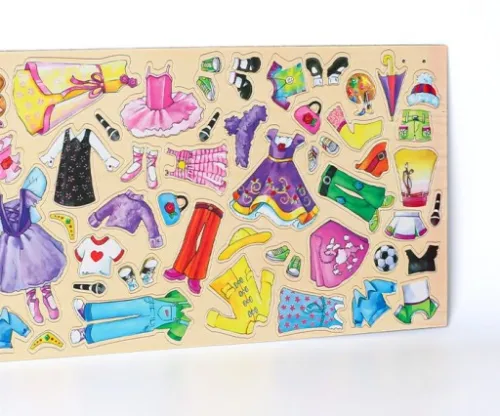 MAGNETYCZNA GRA UBIERANKA UKŁADANKA PUZZLE MONTESSORI na Arena.pl