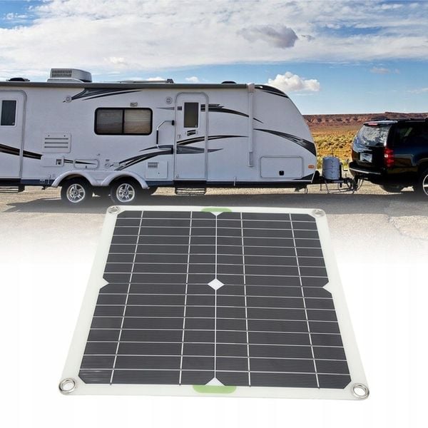 PANEL SOLARNY BATERIA SŁONECZNY ŁADOWARKA 200W 12V AUTO zdjęcie 2