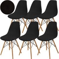 ZESTAW 6 SZT POKROWIEC NA KRZESŁO SKANDYNAWSKIE