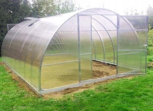 SZKLARNIA z POLIWĘGLANU 3,5x4m OCYNK TUNEL 40x20mm na Arena.pl
