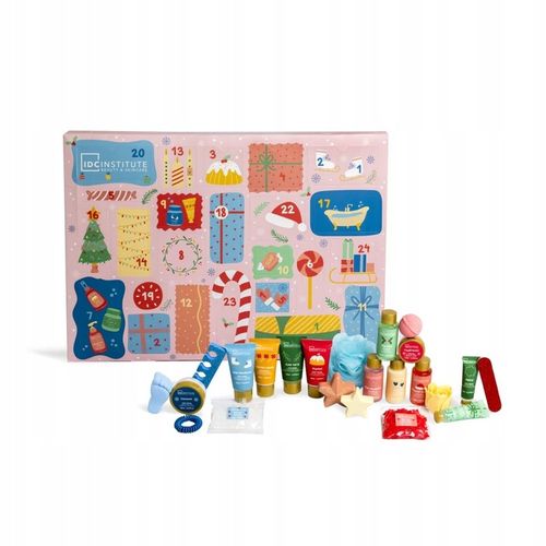 Kalendarz adwentowy z kosmetykami prezent świąteczny IDC Institute 1 szt. na Arena.pl