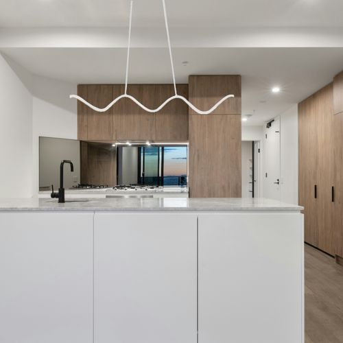 Lampa wisząca ZIGZAG LED biała 90 cm na Arena.pl