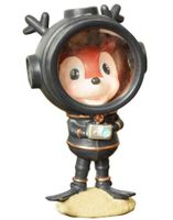figurka dekoracyjna jelonek nurek 15 cm żywica