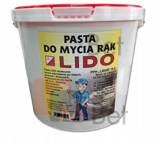 Pasta do mycia rąk Lido 5l zdjęcie 1