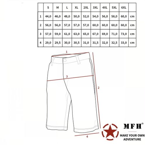 SPODNIE KRÓTKIE COMBAT MFH S olive na Arena.pl