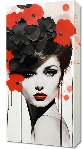 Obraz 30x60cm Kwiatowa Pasja zdjęcie 1