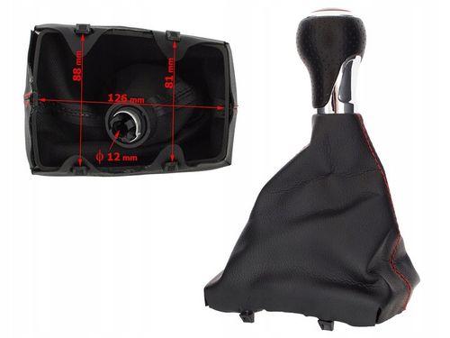 Gałka Dźwignia Zmiany Biegów Mieszek z Ramką do Audi A4 B8 A5 A6 C6 na Arena.pl