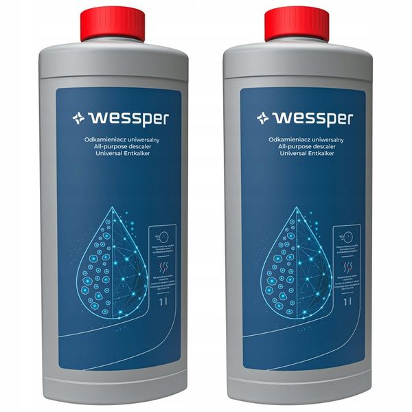 Odkamieniacz do ekspresu do kawy Wessper CleanMax - 2x 1l zdjęcie 3