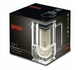 DZBANEK 1,8L z zaparzaczem SZKLANY do herbaty ziół zdjęcie 4