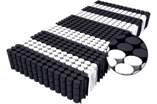 Materac POCKET strefy 120x200 PRESTIGE KOKOS MASUJĄCY exclusive H3/H4 na Arena.pl