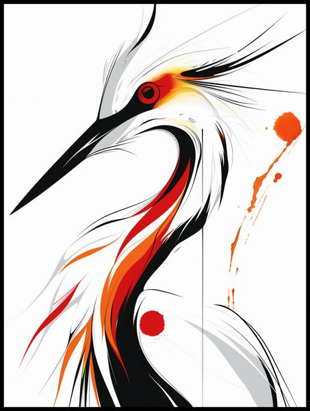 Plakat 75x100cm Bocian zdjęcie 2