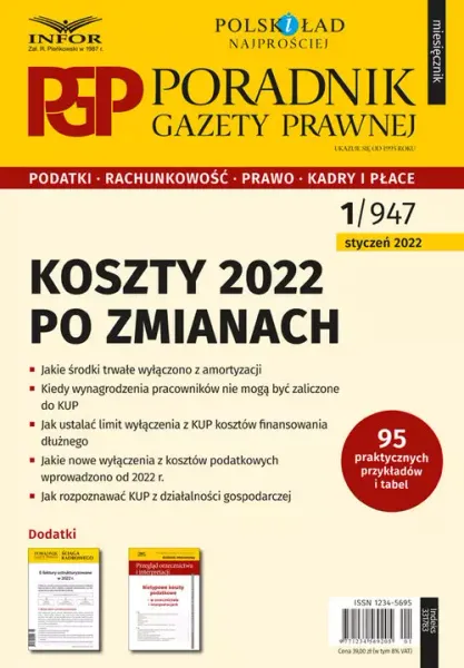Koszty 2022 po zmianach zdjęcie 1