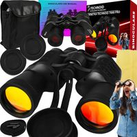 NOWOCZESNA LORNETKA TURYSTYCZNA MYSLIWSKA ZOOM 7x50 ZASIĘG 7000m 8W1