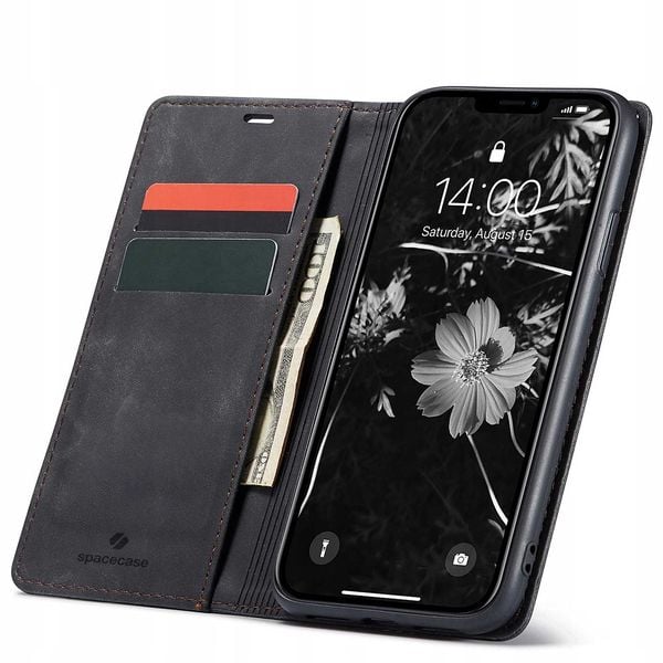 Spacecase Wallet Iphone 11 Black zdjęcie 1