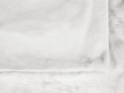 Koc 180 x 220 cm biały TOURZA na Arena.pl