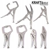 Szczypce zaciskowe spawalnicze 4 sztuki śruba regulacyjna KD10568