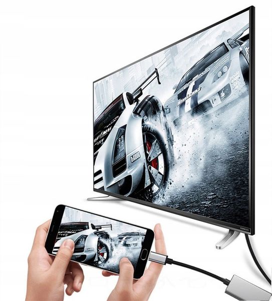 PRZEJŚCIÓWKA ADAPTER KABEL USB-C - HDMI FULL HD 4K zdjęcie 3