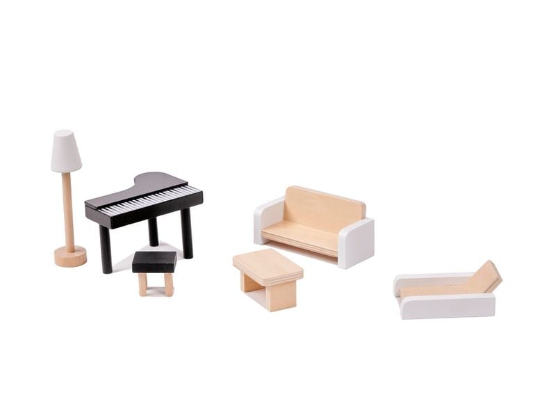 LULILO Domek dla lalek drewniany FLORO boho LED 78cm zdjęcie 11