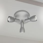 LAMPA sufitowa PICARDO 98-44242 Candellux reflektorowa OPRAWA regulowana szara srebrna