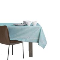 Obrus Plamoodporny VESTA Mankiet + Lamówka 140x180 błękitny AmeliaHome