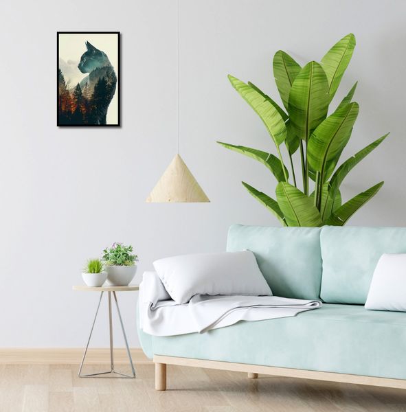 Plakat 30x45cm Koci Duch Lasu zdjęcie 4