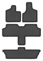 Dywaniki welurowe grafitowe Chrysler Voyager III 2001-2007 7 osób