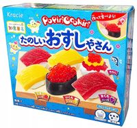 Japoński zestaw słodyczy DIY Popin Cookin Sushi Kit 28,5g - Kracie Japonia