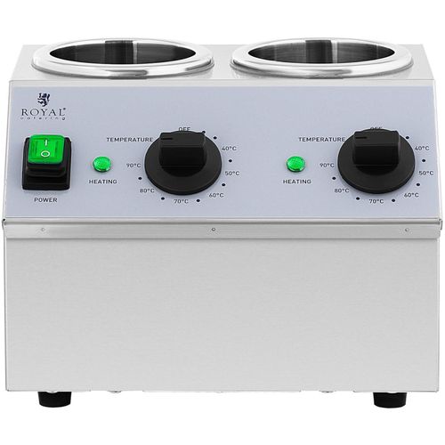 Podgrzewacz do butelek sosów na ciepło podwójny 2 strefy podgrzewania 2x1 l na Arena.pl