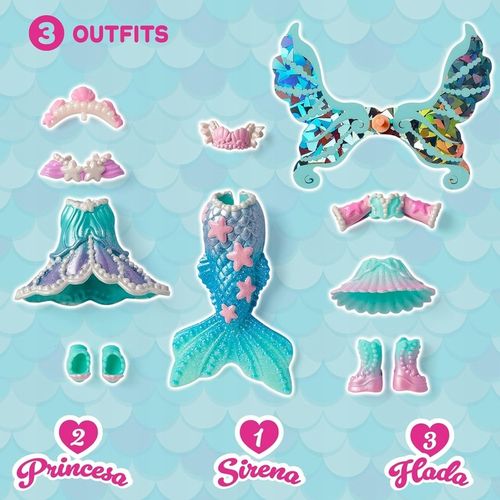 KookyLoos lalka laleczka Pearl Fairytale Mix & Match syrenka wróżka nowość na Arena.pl