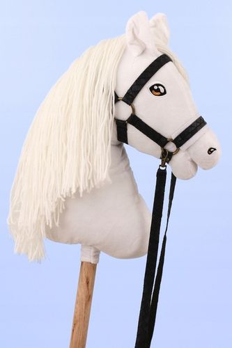 HOBBY HORSE ZESTAW A3 DUŻY KONIK + WODZE + KANTAR PREZENT DLA DZIECKA na Arena.pl