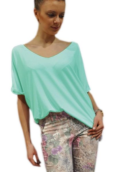 MIKOS*NOWOSĆ BLUZKA OVERSIZE, KIMONO Z DEKOLTEM SM zdjęcie 1