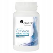 Aliness POTAS Cytrynian POTASU 300 mg 100 tabl. Ciśnienie Krwi Zdrowe Serce