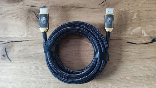 Kabel HDMI 2.1 3m Ultra High Speed 8K 60Hz 4K 120Hz HDR eARC Plecionka na Arena.pl