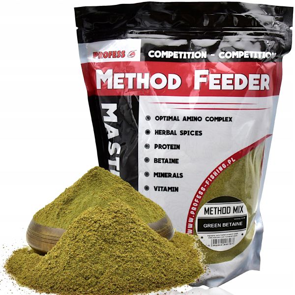 Zanęta Profess METHOD FEEDER Master GREEN BETAINE zdjęcie 1