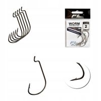 Haczyk Haczyki FL WORM nr 2 B. Nickel 5 szt