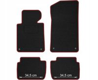 Dywaniki welurowe BMW 3 E46 1998-2004 SEDAN